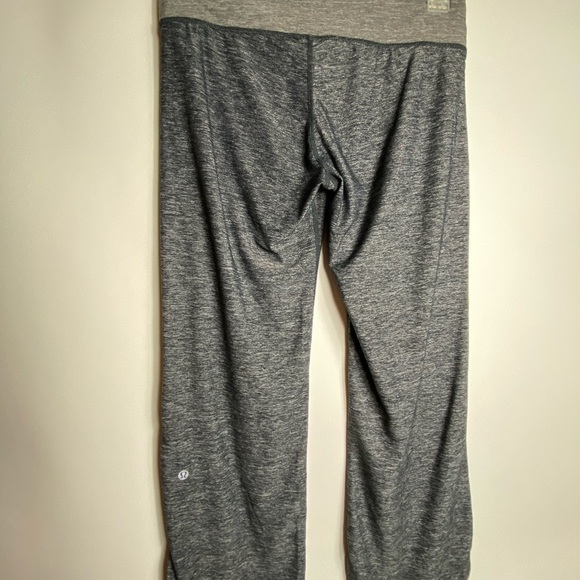 lululemon Womens Leggins Sz 10 Wide Leg Gray - Picture 4 of 5